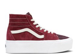 Vans: Красные кроссовки  SK8-Hi Tapered