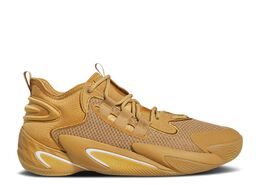 Adidas: Коричневые кроссовки 