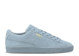 PUMA: Голубые кроссовки  Suede