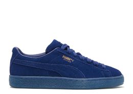 PUMA: Голубые кроссовки  Suede Classic