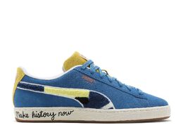 PUMA: Чёрные кроссовки  Suede Classic