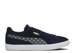 PUMA: Голубые кроссовки  Suede