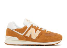 New Balance: Коричневые кроссовки  574