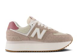 New Balance: Коричневые кроссовки  574