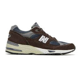 New Balance: Коричневые кроссовки  991