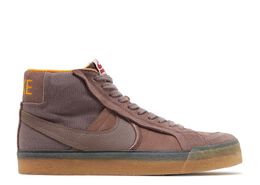 Nike: Коричневые кроссовки  Blazer Mid Premium