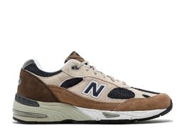 New Balance: Коричневые кроссовки  991