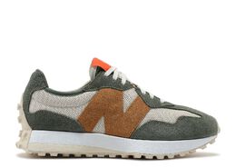 New Balance: Коричневые кроссовки  327
