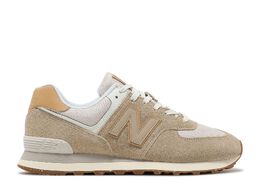 New Balance: Коричневые кроссовки  574