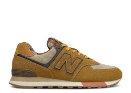 New Balance: Коричневые кроссовки  574