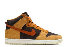 Nike: Тёмные кроссовки  Dunk High Premium