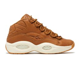 Reebok: Коричневые кроссовки  Question Mid