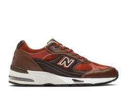 New Balance: Коричневые кроссовки  991