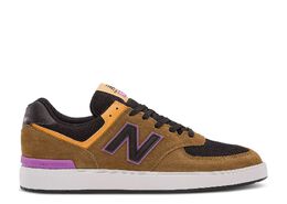 New Balance: Коричневые кроссовки  574