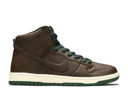 Nike: Коричневые кроссовки  Dunk High