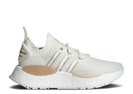 Adidas: Белые кроссовки  NMD