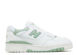 New Balance: Белые кроссовки  550