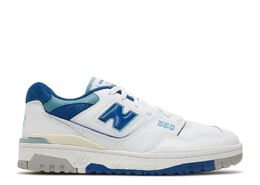 New Balance: Белые кроссовки  550