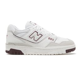 New Balance: Бордовые кроссовки  550