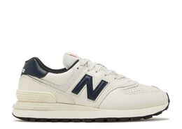 New Balance: Белые кроссовки  574