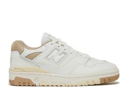 New Balance: Белые кроссовки  550