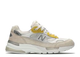 New Balance: Жёлтые кроссовки  992