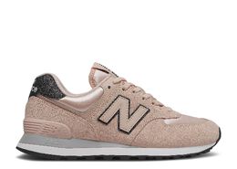 New Balance: Бежевые кроссовки  574