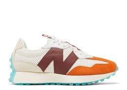 New Balance: Бежевые кроссовки  327