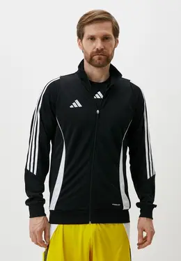 adidas: Чёрная толстовка 