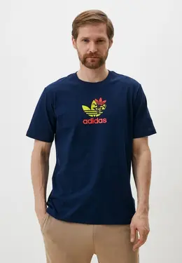 adidas Originals: Синяя футболка 