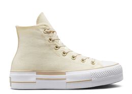 Converse: Бежевые кроссовки  Chuck Taylor All Star Lift