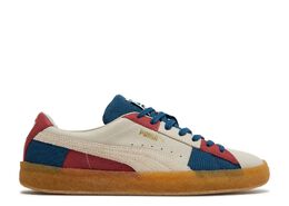 PUMA: Голубые кроссовки  Suede