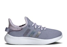 Adidas: Серебристые кроссовки  Cloudfoam