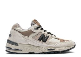 New Balance: Белые кроссовки  991