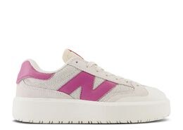 New Balance: Бежевые кроссовки 