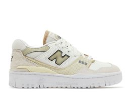 New Balance: Зелёные кроссовки  550