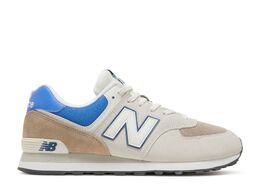 New Balance: Белые кроссовки  574