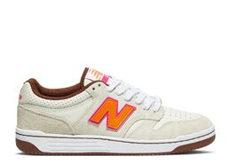 New Balance: Бежевые кроссовки  480