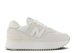 New Balance: Бежевые кроссовки  574