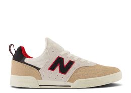 New Balance: Бежевые кроссовки 
