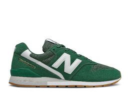 New Balance: Зелёные кроссовки  996