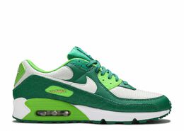 Nike: Зелёные кроссовки  Air Max 90