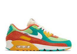 Nike: Зелёные кроссовки  Air Max 90 SE