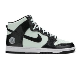 Nike: Зелёные кроссовки Dunk High SE