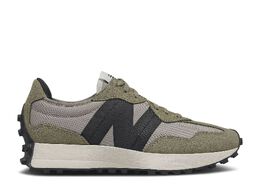 New Balance: Зелёные кроссовки  327