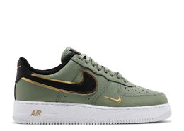 Nike: Зелёные кроссовки  Air Force 1