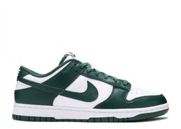 Nike: Зелёные кроссовки Dunk Low