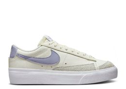 Nike: Бежевые кроссовки  Blazer Low