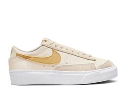 Nike: Бежевые кроссовки  Blazer Low