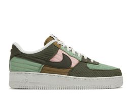 Nike: Зелёные кроссовки  Air Force 1